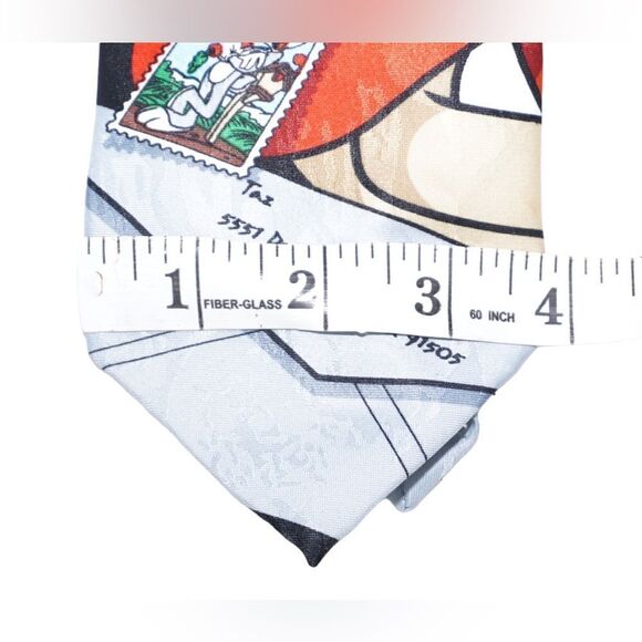 Looney Tunes Stamp Collection Vintage Tasmanian Devil Tie - Picture 6 of 6